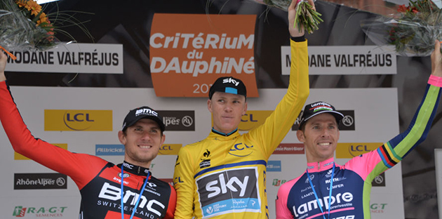 Crieterium du Dauphine final podium